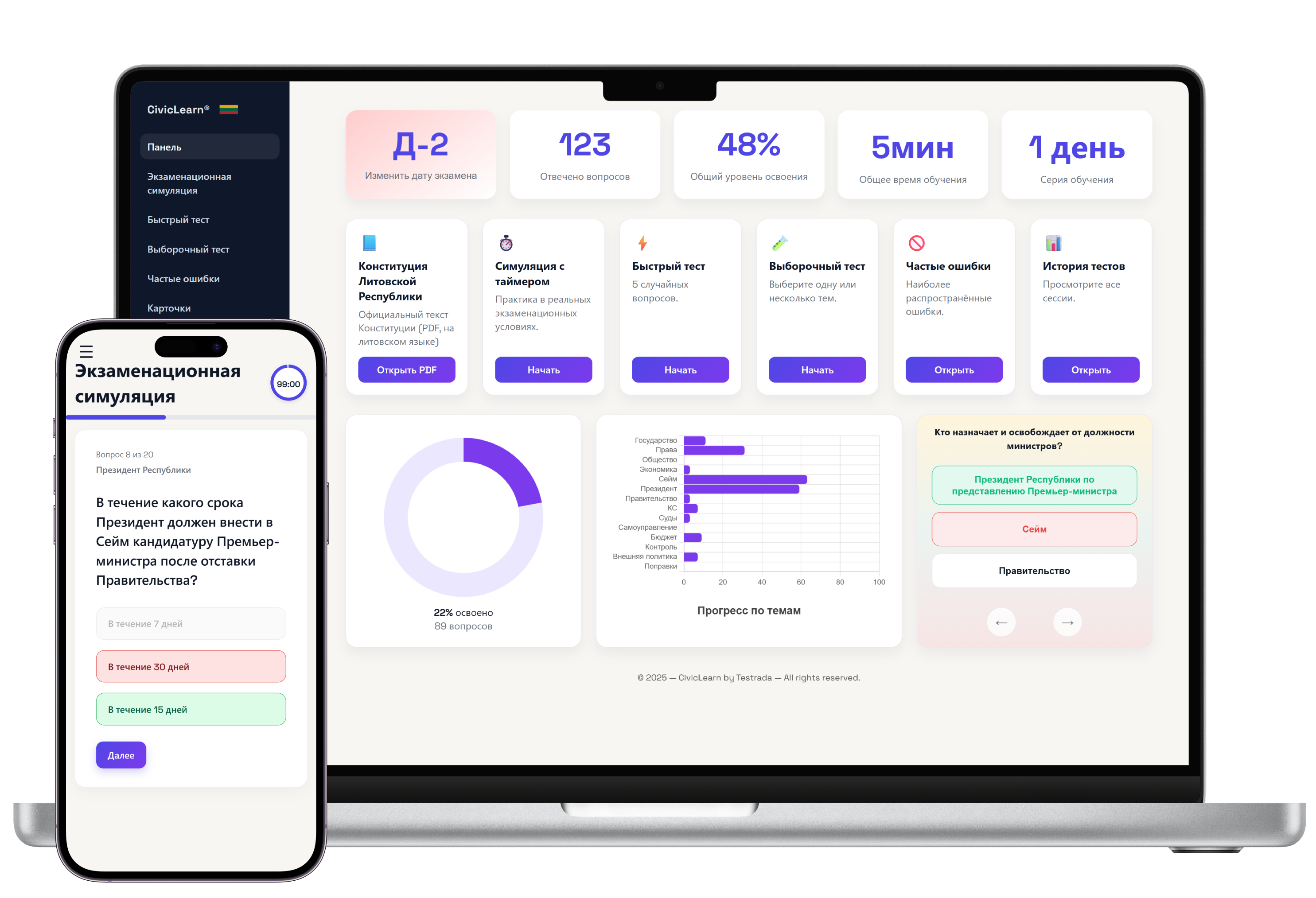 Работает на всех устройствах
